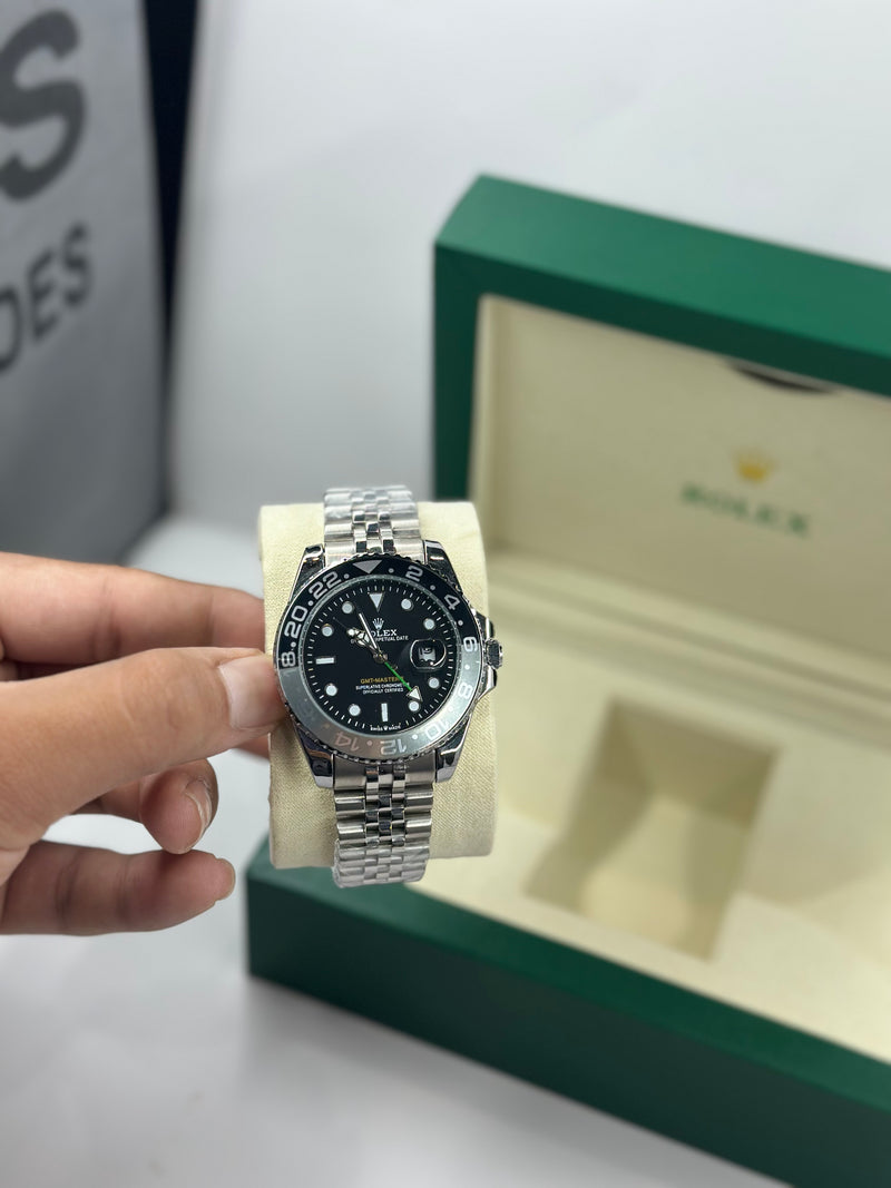 Rolex GMT With Silver Jubilee Chain