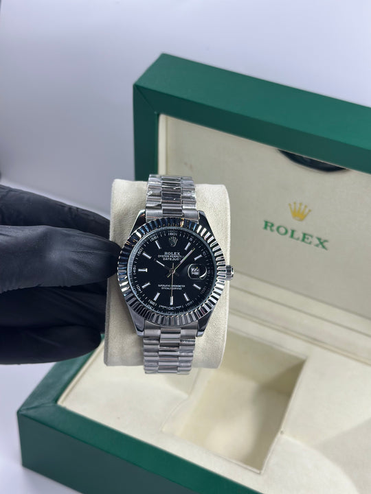 Rolex Date Just Black Dial