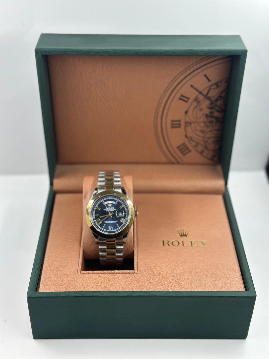 Rolex Day Date Blue dial With Twotone