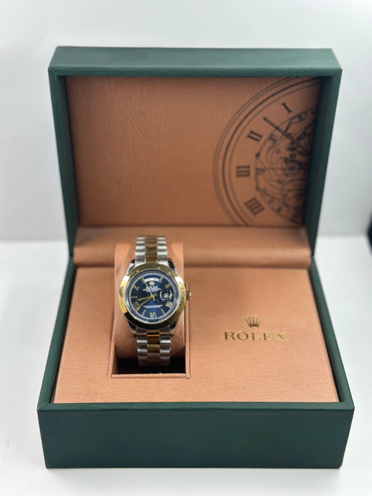 Rolex Day Date Blue dial With Twotone
