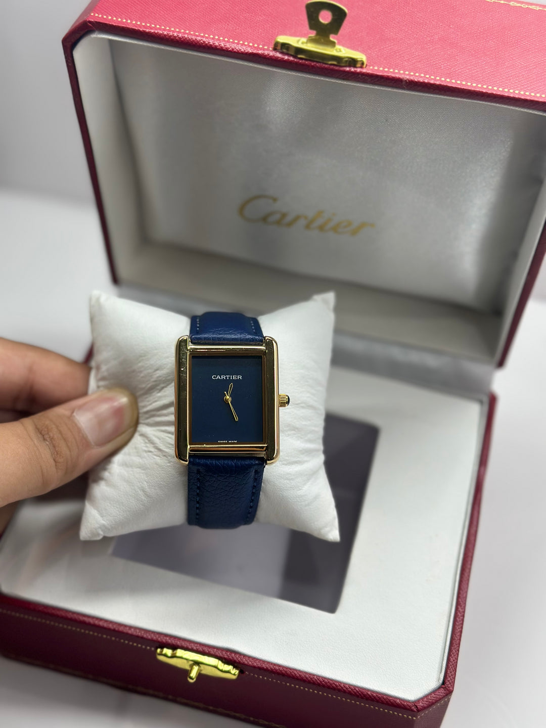 Cartier Tank Blue