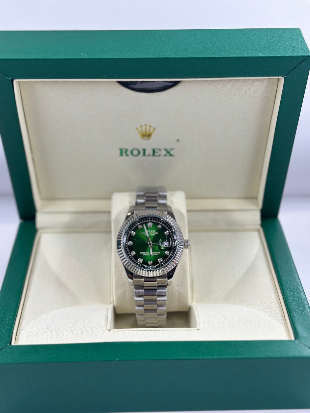 Rolex Date Just Green Dial