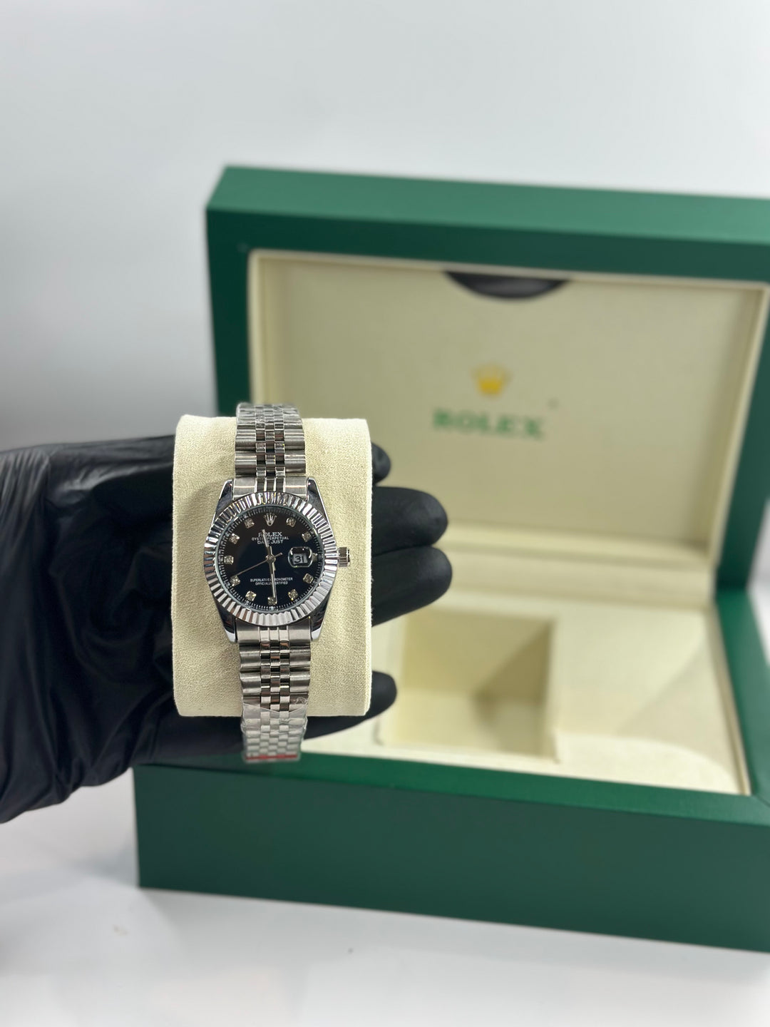 Rolex Ladies Black Dial