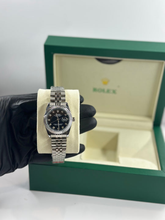 Rolex Ladies Black Dial
