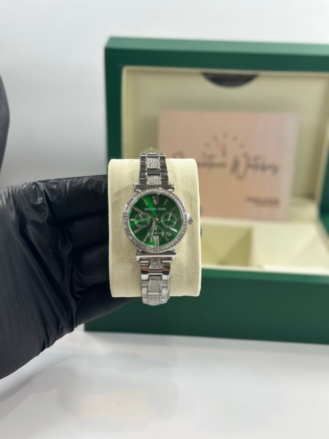 Michael Kors ladies Green Dial