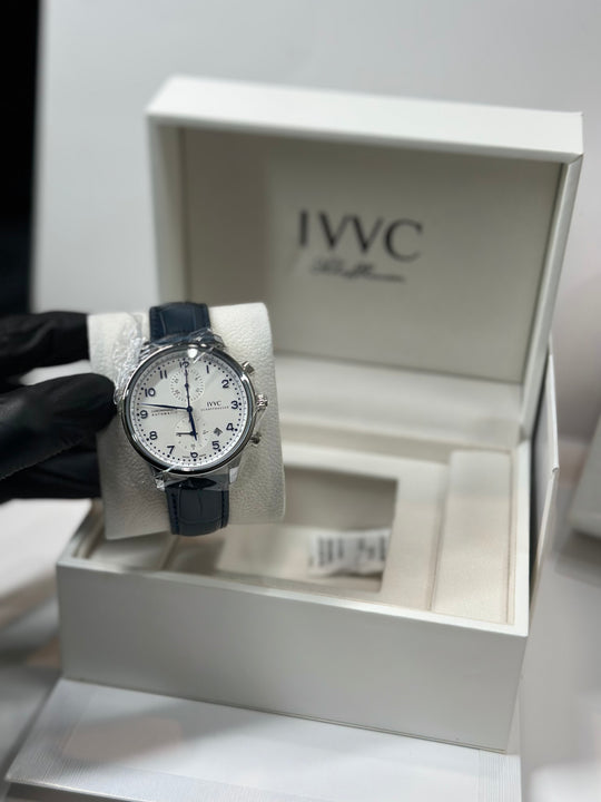 IWC Chronograph Leather Strap (With Original Packaging)