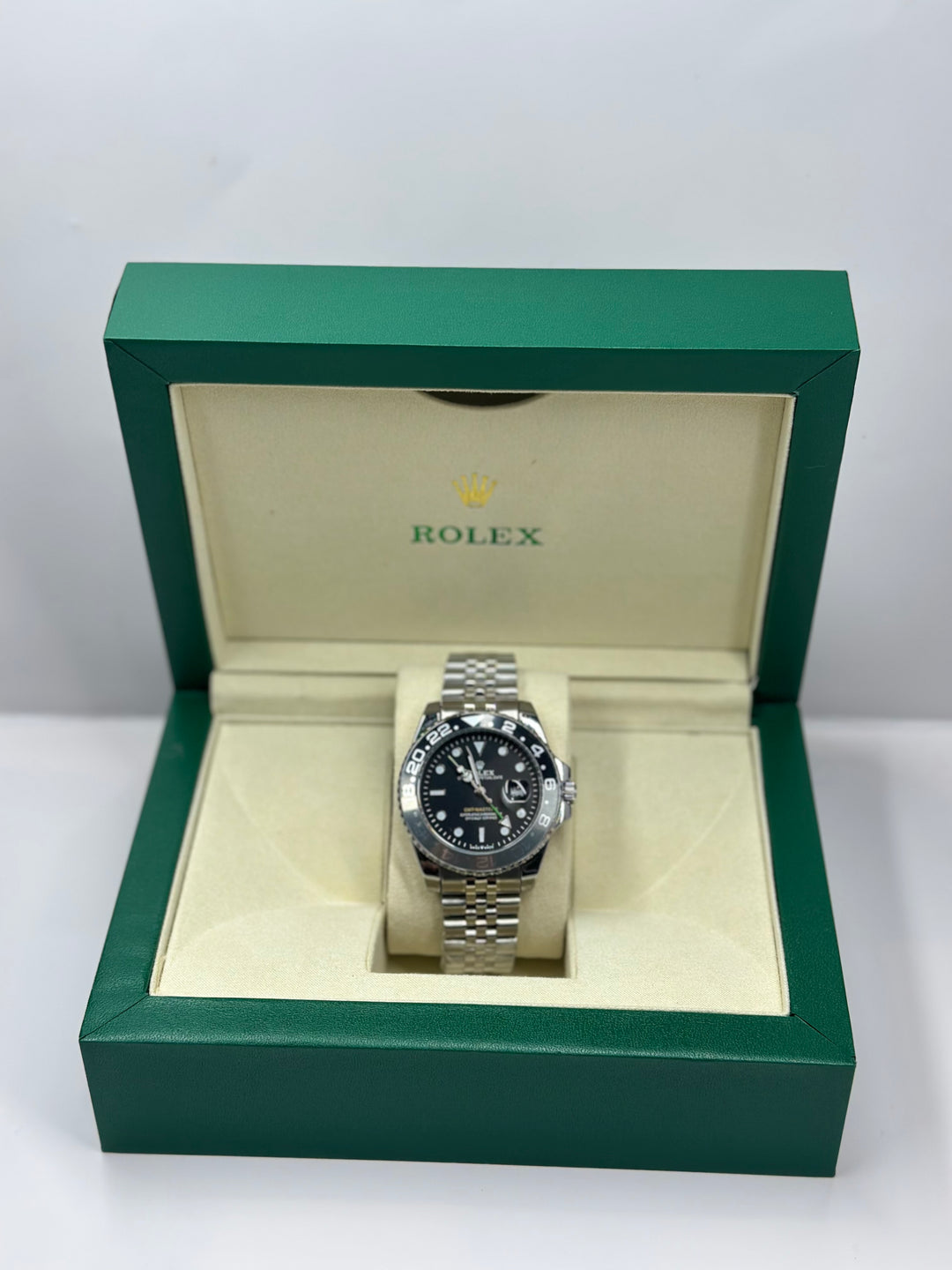 Rolex GMT With Silver Jubilee Chain