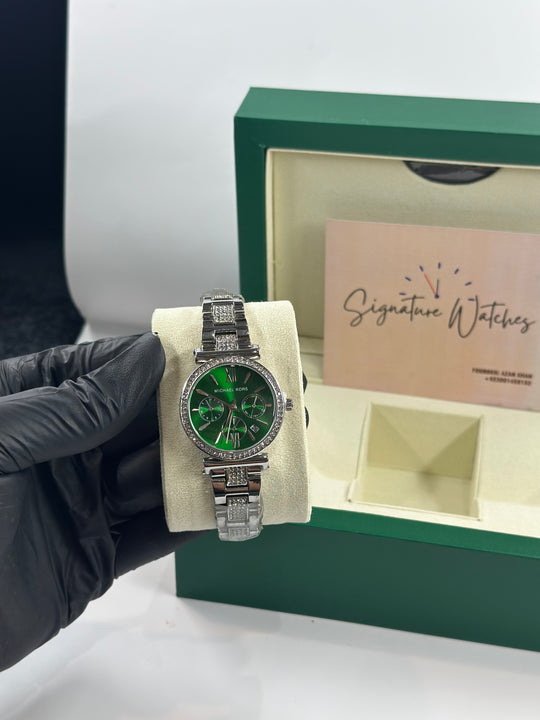 Michael Kors ladies Green Dial