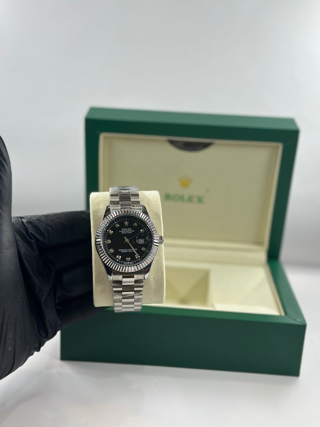 Rolex Date Just Black Dial
