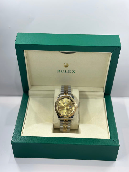 Rolex Date Just. Two tone Chain. Semi Automatic