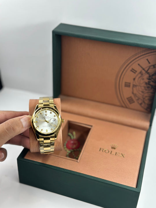 Rolex Date Just Golden