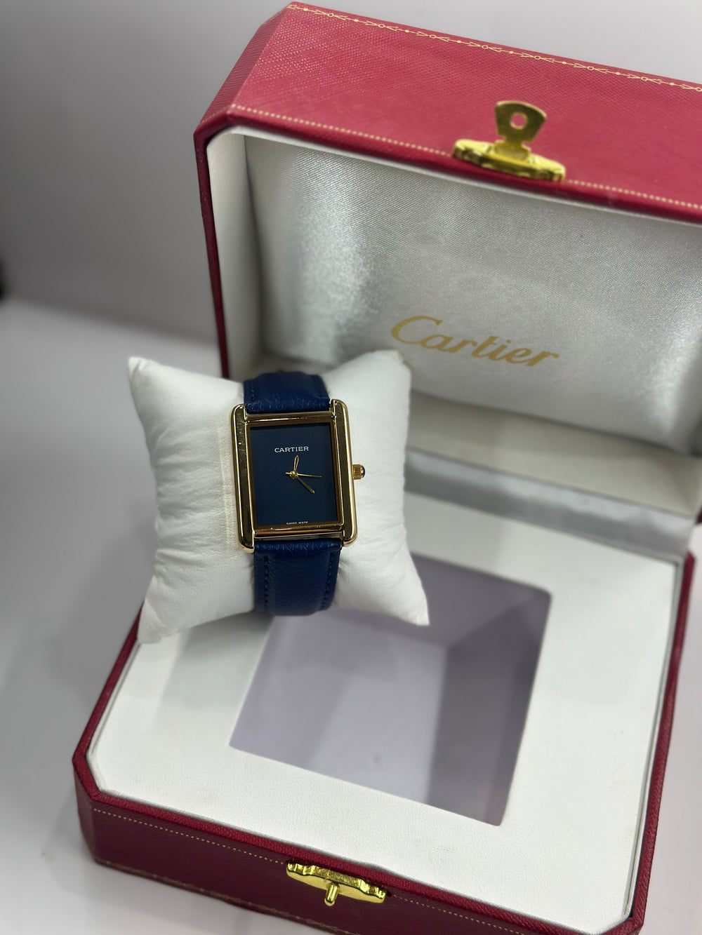Cartier Tank Blue