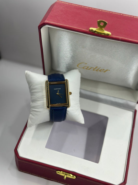 Cartier Tank Blue