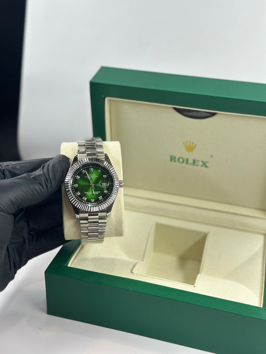 Rolex Date Just Green Dial