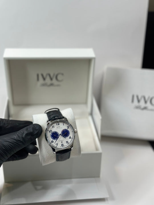 IWC Chronograph Leather Strap (With Original Packaging)