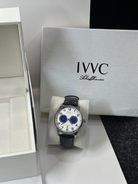 IWC Chronograph Leather Strap (With Original Packaging)