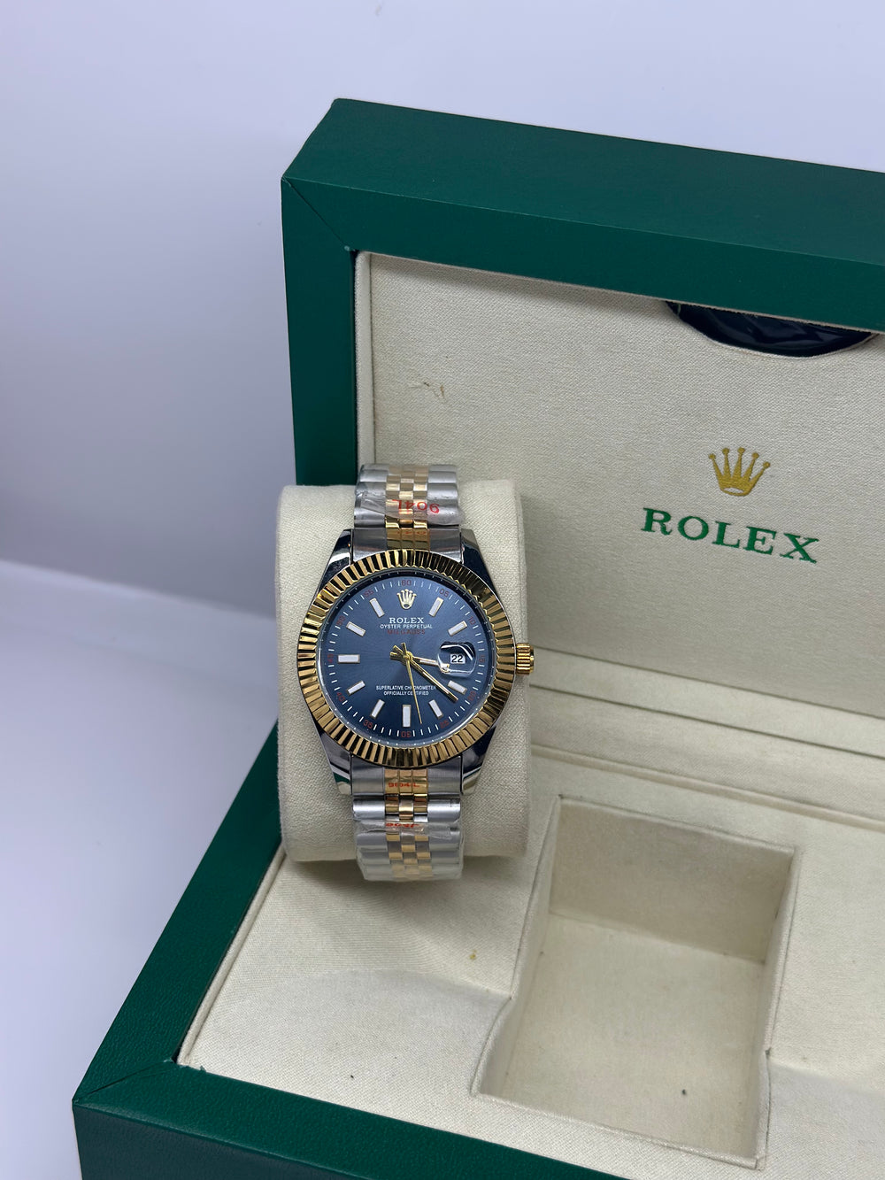 Rolex Date Just Light Blue.Master Quality