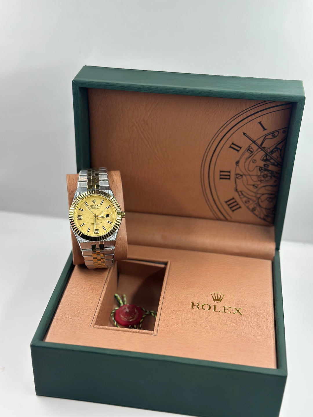 Rolex Land Dweller Golden Dial Twotone