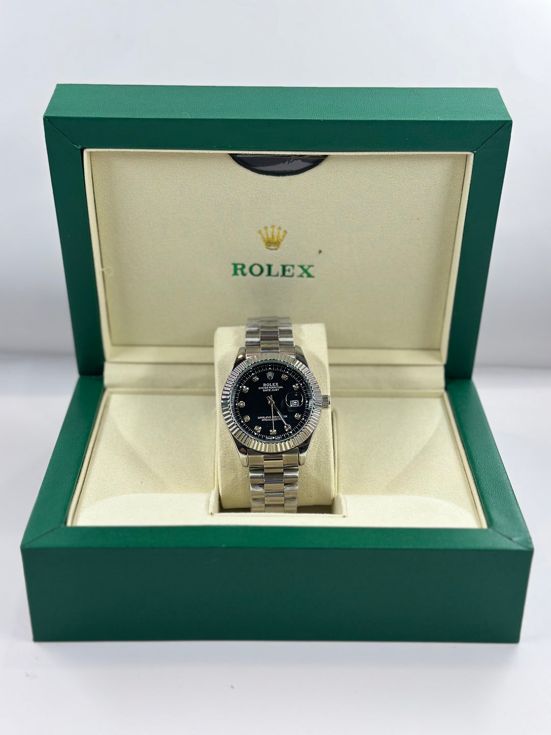 Rolex Date Just Black Dial