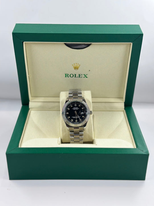 Rolex Date Just Black Dial