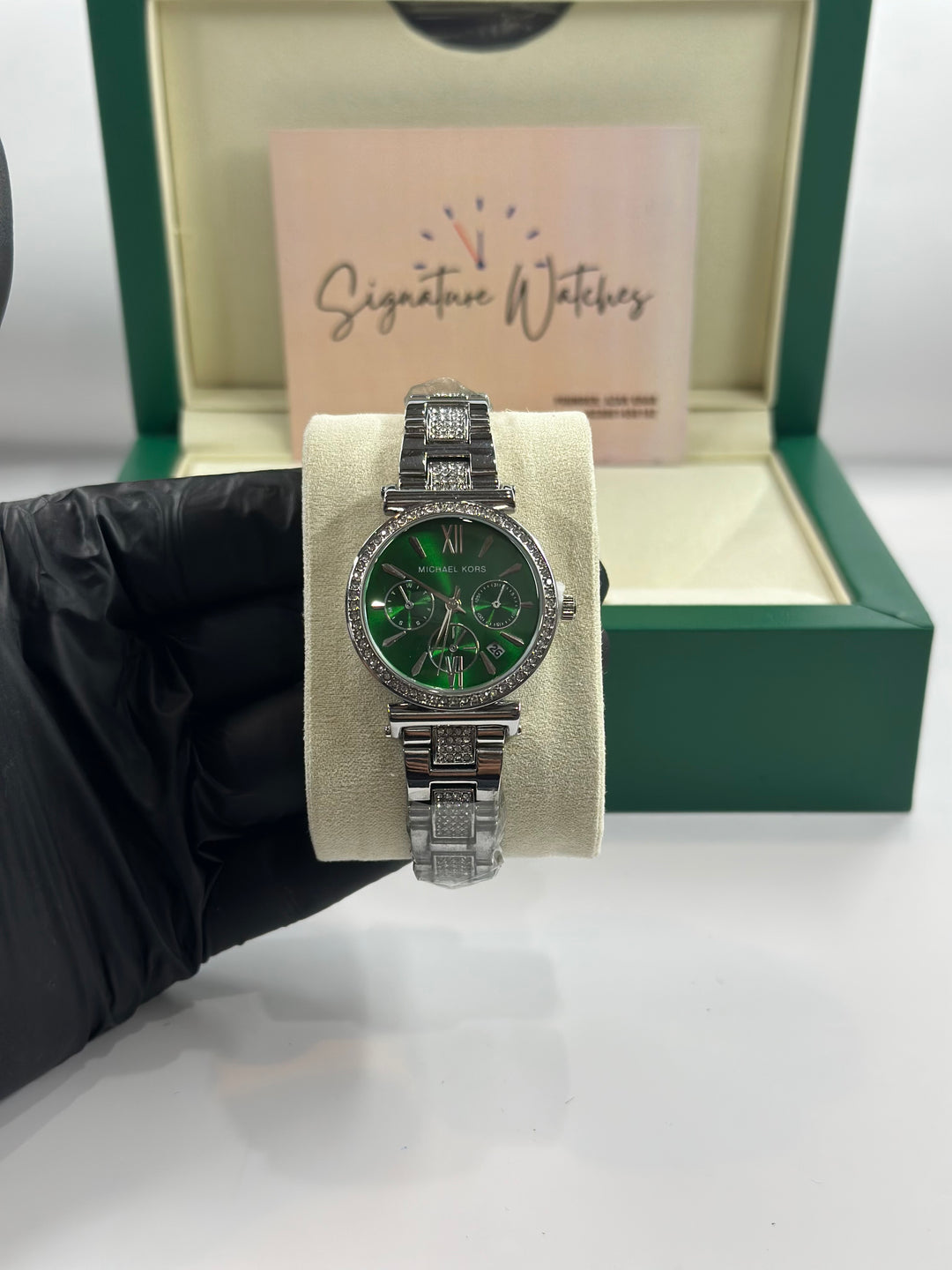 Michael Kors ladies Green Dial