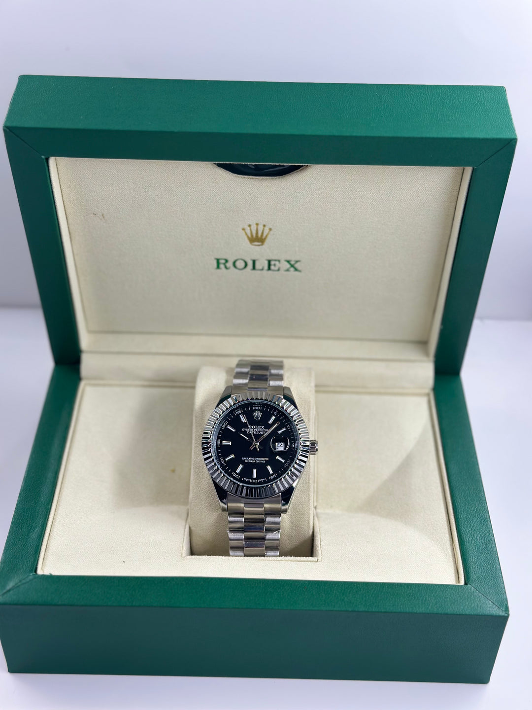 Rolex Date Just Black Dial