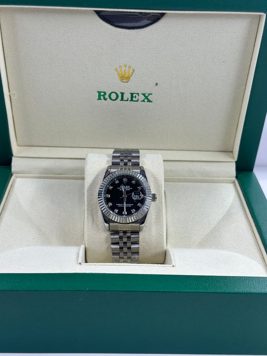 Rolex Ladies Black Dial
