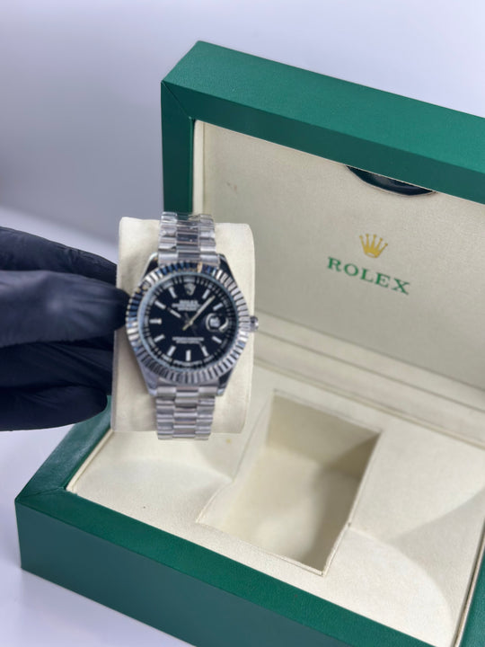 Rolex Date Just Black Dial