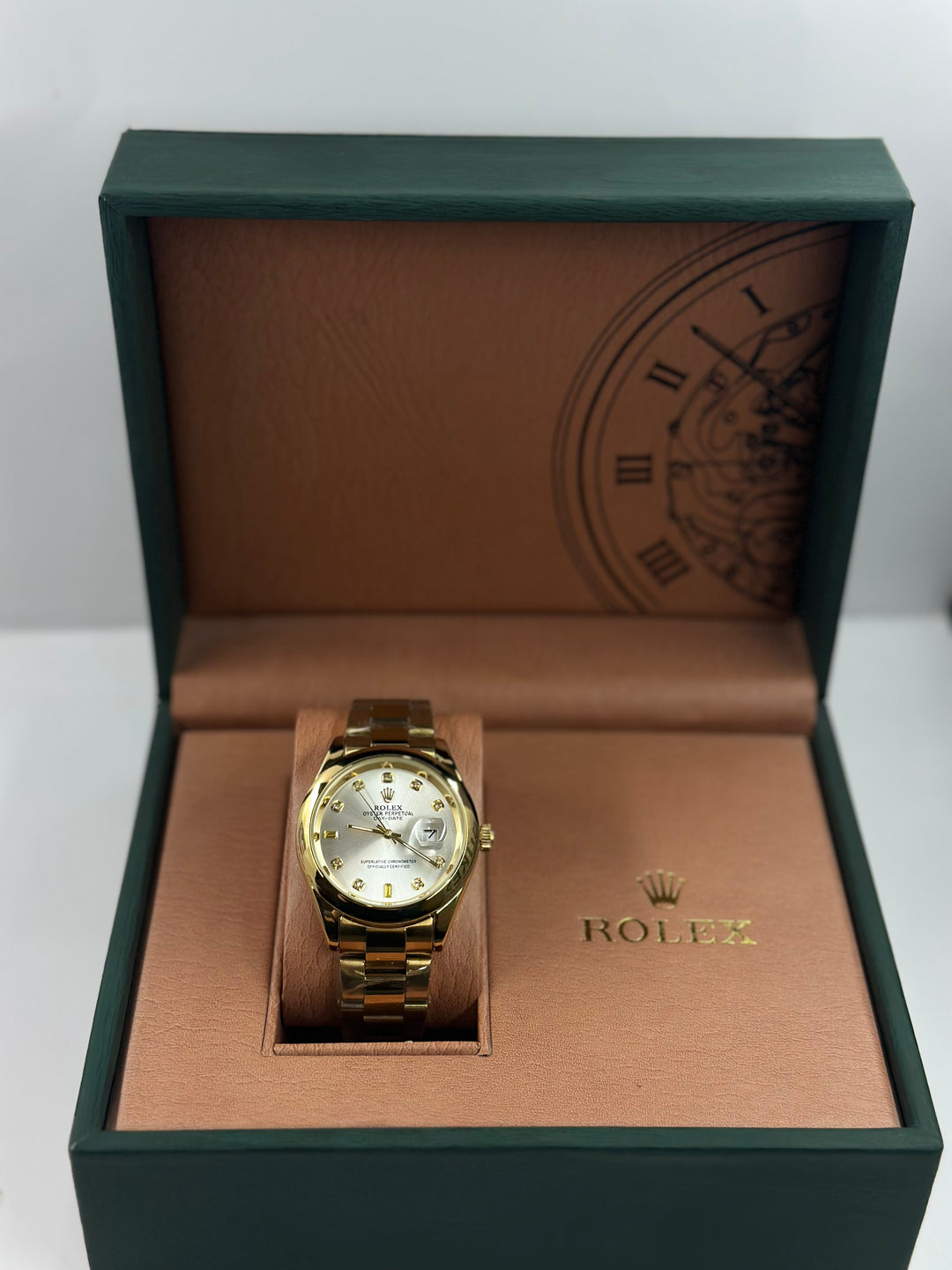 Rolex Date Just Golden