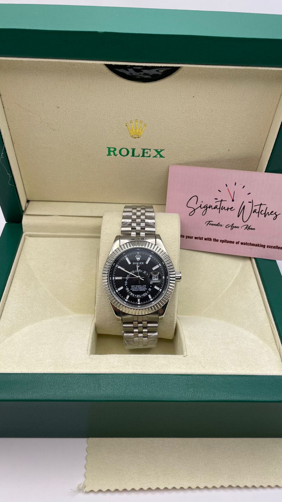 Land-Dweller Honeycomb Dial – 41mm Stainless Steel Watch | Black Dial