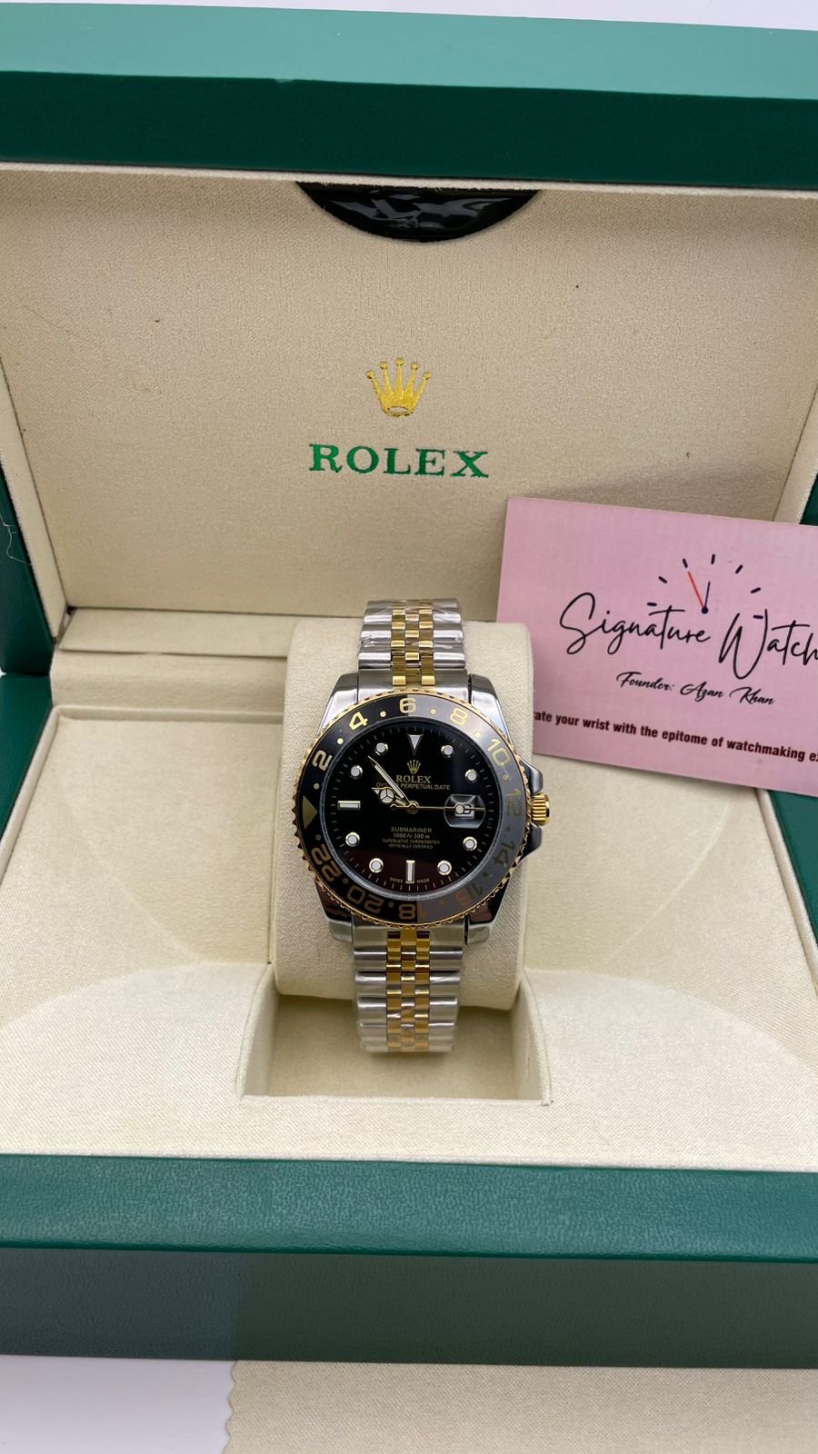 Datejust 36 Two-Tone – Black Diamond Dial | Jubilee Bracelet | Fluted Bezel
